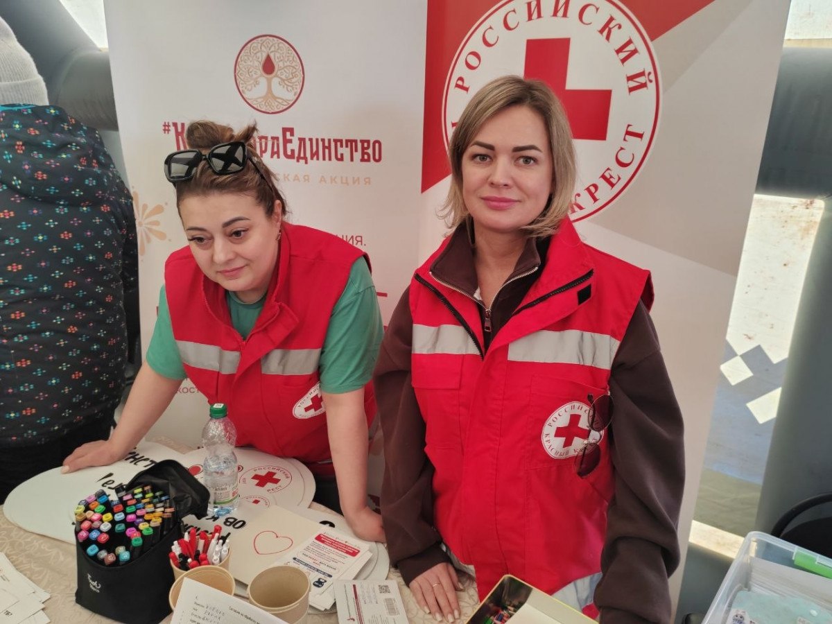 На площадке «Буран-Дня» Красный Крест принимал заявки от желающих стать донором костного мозга