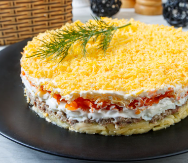 Рецепт салата "Мимоза": ностальгия на праздничном столе