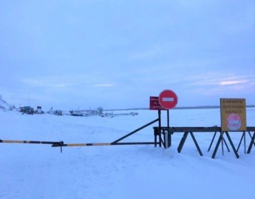 Ледовые переправы в районе Усть-Усы официально закрыты