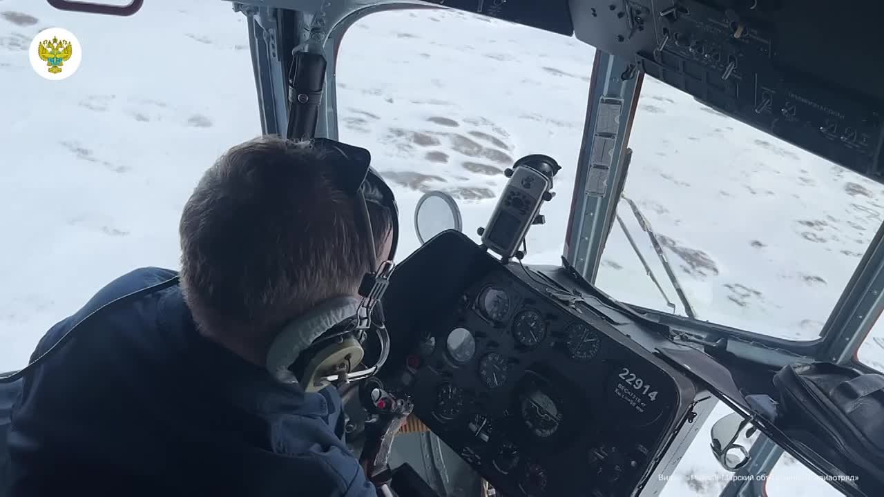 Впервые «Авиадиктант» прошел на борту вертолета МИ-8Т
