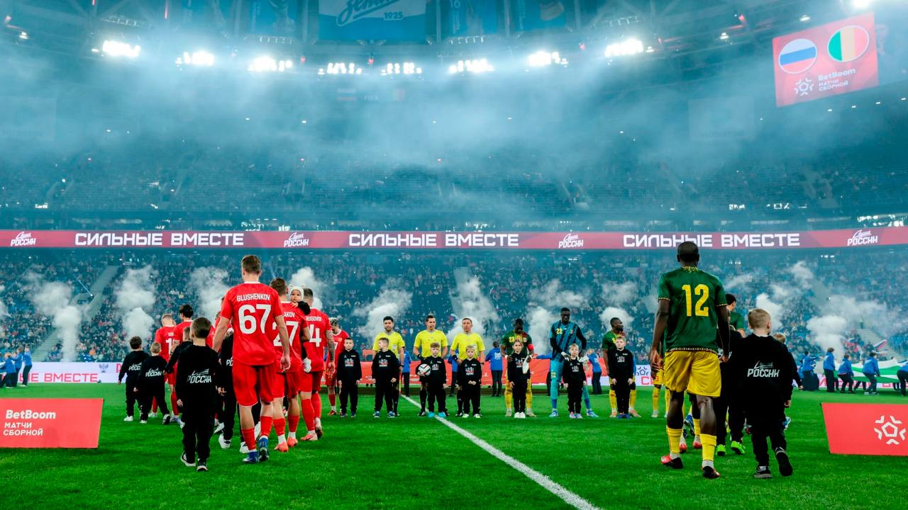 Товарищеский матч сборных России и Мали завершился ничьей Товарищеский матч сборных России и Мали завершился ничьей