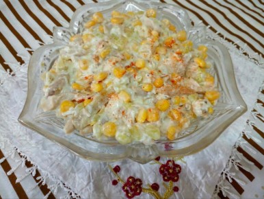 Нежный куриный салат с кукурузой: идеальное блюдо для любого стола