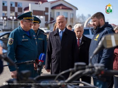 В НАО прибыл помощник Президента России, председатель Морской коллегии РФ Николай Патрушев