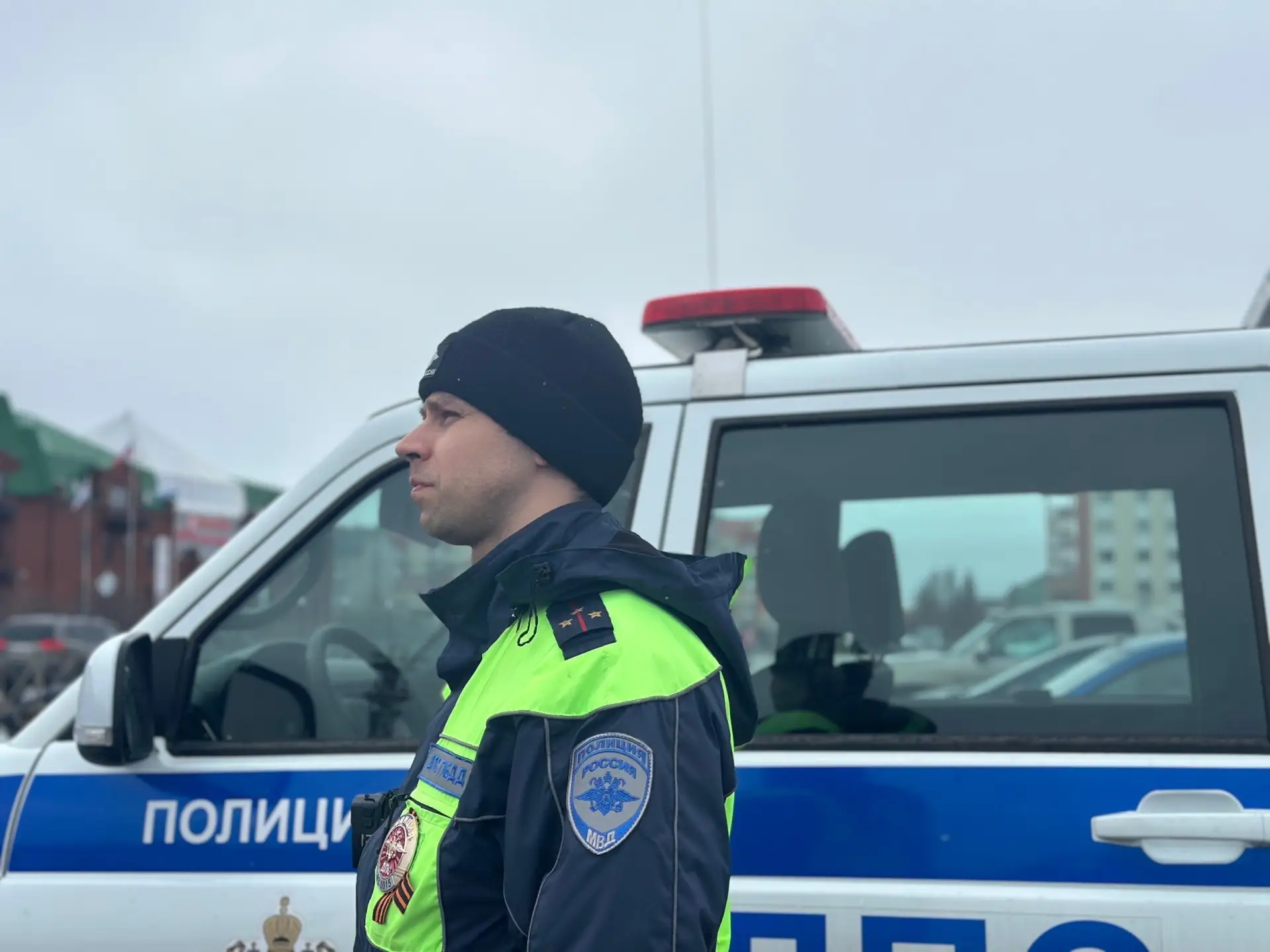 В НАО определили лучшего инспектора ДПС