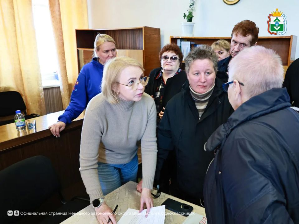 Губернатор НАО Ирина Гехт с рабочей поездкой посетила Амдерму и Варнек Губернатор НАО Ирина Гехт с рабочей поездкой посетила Амдерму и Варнек