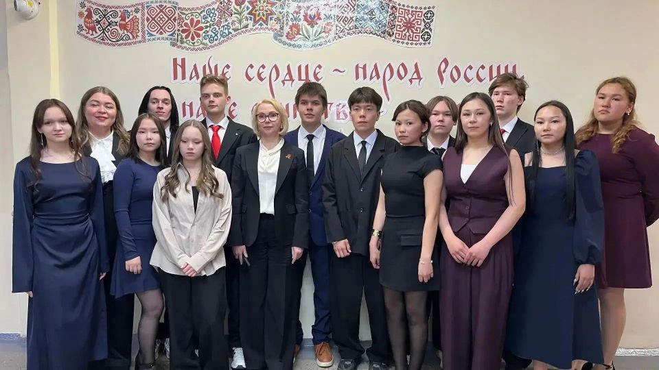 Ирина Гехт: По доброй традиции встретилась в конце учебного года с выпускниками из разных школ НАО