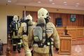 Пожарные Нарьян-Мара оттачивали мастерство в здании Окружного суда