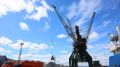В Нарьян-Марском морском порту под разгрузку встало очередное судно