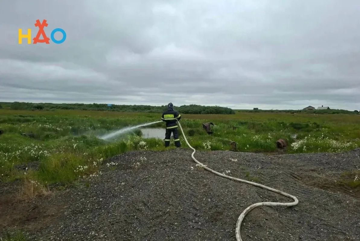 Пожарные подразделения НАО завершили плановые испытания пожарных рукавов