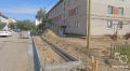 В Кармановке по городскому гранту благоустраивают двор МКД