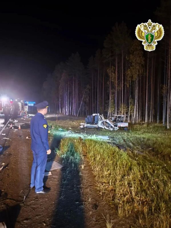На автодороге «Холмогоры» в Архангельской области произошла тяжелая авария